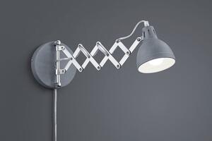TRIO Reality R20321078 Scissor nástěnné svítidlo 1xE14 betonový vzhled
