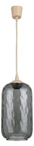 Brilagi - LED Lustr na lanku R GLASS 1xE27/60W/230V pr. 14 cm béžová/kouř šedá