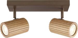 Brilliant - Bodové svítidlo LAKEWOOD 2xGU10/10W/230V hnědá
