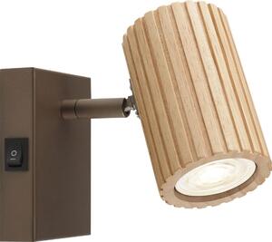 Brilliant - Nástěnné bodové svítidlo LAKEWOOD 1xGU10/10W/230V hnědá
