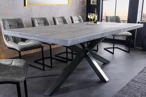 Jídelní stůl GALAXIE II 200 CM šedý masiv mango Nábytek | Jídelní prostory | Jídelní stoly | Všechny jídelní stoly