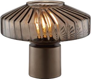 Brilliant - Stolní lampa LYN 1xE27/20W/230V hnědá/kouřová hnědá