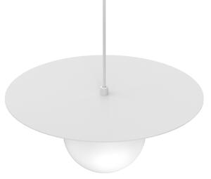 Lustr na lanku FLAT 1xE27/15W/230V bílá
