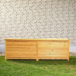 Mucola box na poltáe devná truhla na poltáe box na poltáe 170 cm zahradní box zahradní truhla devná truhla úloný box devný box