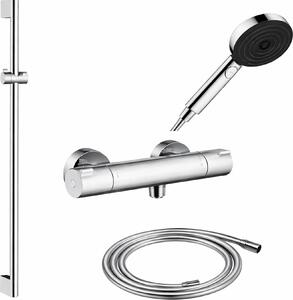 Sprchová souprava hansgrohe (sprchová hlavice, hadice, termostat, ty) Pulsify Select, 1 ks