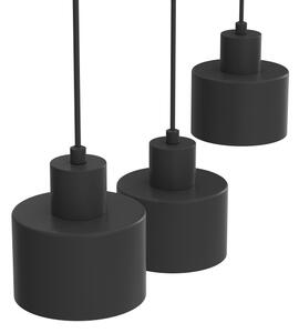 Lustr na lanku PARKLA 3xE27/15W/230V černá
