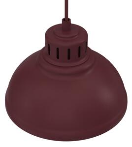 Lustr na lanku SVEN 4xE27/15W/230V burgundy
