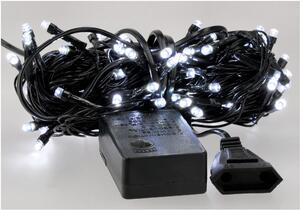 BERGE LED vánoční osvětlení řetěz 100 LED - 8,5m - studená bílá