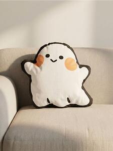 Sinsay - Halloweenský dekorativní polštář ve tvaru ducha - bílá