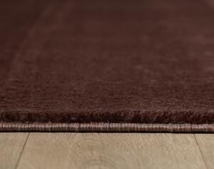 Ayyildiz Kusový koberec CATWALK 2600, kulatý, Hnědá Rozměr koberce: 120 cm KRUH