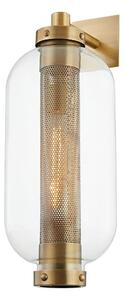 HVLG B7032-CE Venkovní nástěnné svítidlo ATWATER mosaz/sklo mosaz/čirá E27 1x13W - HUDSON VALLEY (Troy)