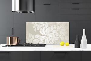 Kuchyňský skleněný panel Květiny Rostlina Umění 100x50 cm
