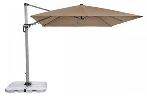 Doppler ACTIVE 350 x 260 cm – výkyvný zahradní slunečník s boční tyčí : Desén látky - 846