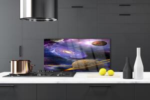 Kuchyňský skleněný panel Vesmír 120x60 cm