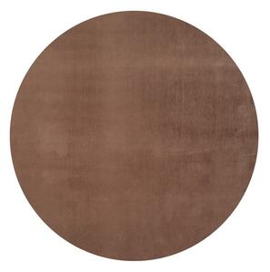 Hnědý kulatý koberec ø 120 cm Joy 1400 – Ayyildiz Carpets