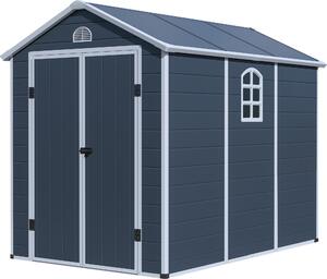 G21 Zahradní domek G21 Boston 670 - 241 x 278 cm, plastový, edý G21-6390074