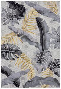 Hans Home | Kusový koberec Flair 105612 Gold Leaves Multicolored – na ven i na doma - 120x180