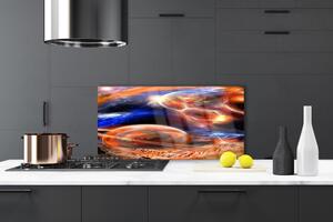 Kuchyňský skleněný panel Abstrakce Vesmír 100x50 cm