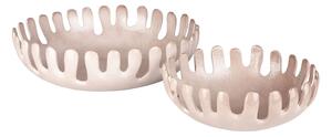 Zuiver Šedý set dvou kovových mís ONDA 22/31 cm