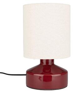 Zuiver Červená keramická stolní lampa NOOK 28 cm