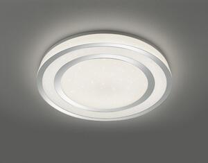 TRIO 679210106 Noriaki LED stropní svítidlo se stralight efektem 45W / 4000lm 3000 - 5500K chrom + dálkový ovladač, starlight efekt