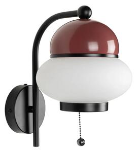 Zuiver Červené kovové nástěnné světlo BUMBLE 28 cm