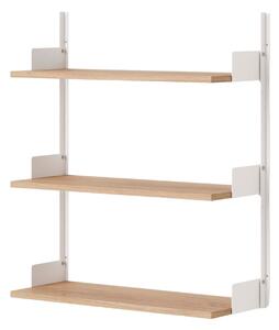 NEW WORKS Policová sestava Wall Shelf 900, Oak / White