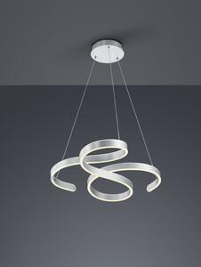 TRIO 371310105 Francis LED závěsné stropní svítidlo 52W / 6500lm 3000K matný hliník, switchdimmer