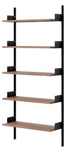NEW WORKS Policová sestava Wall 1900, Walnut / Black