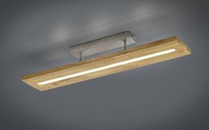 TRIO 623710130 Brad LED stropní svítidlo 27W / 3000lm 3000K přírodní dřevo, switchdimmer