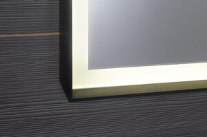 Sapho Sort Zrcadlo 120 x 70 cm s LED podsvícením, černá mat ST120