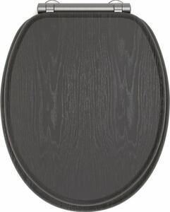 Capac toaleta Gelco, gri inchis/u, 46x38.3x4.9cm