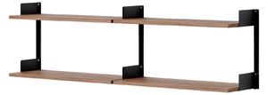 NEW WORKS Policová sestava Chamber, Walnut / Black