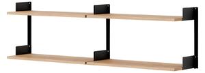 NEW WORKS Policová sestava Chamber, Oak / Black