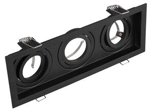 TRIO 651600332 KENAI zápustné bodové svítidlo výklopné 3xGU10 matná černá