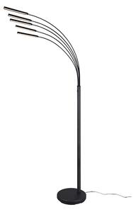 TRIO R41031532 REED stojací lampa LED 5x4,5W/360lm 3000K, matná černá, switchDimmer