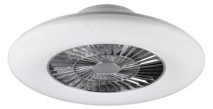 R62402106 TRIO RL Visby stropní LED svítidlo s ventilátorem 40W 4000lm 3000-6000K IP20 bílá s dálkovým ovládáním