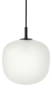 Muuto Závěsné svítidlo Rime Ø18, opal/black RIMPEN1801