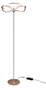 TRIO 421210108 CHARIVARI stojací lampa LED D520mm 31W/3700lm 3000K mosaz, stmívatelné