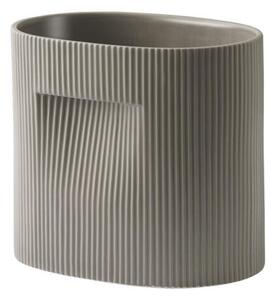 Muuto Květináč Ridge Planter H24, taupe