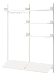 NEW WORKS Policová sestava Wardrobe 3, White / White