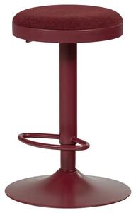 WOOOD Tmavě červená barová židle Mevo 60-82 cm