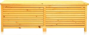 Devný box na poltáe Melko 140 cm zahradní box - hndý