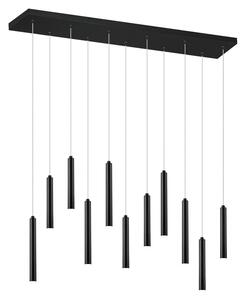 TRIO 321611132 TUBULAR závěsné svítidlo LED 11x2,5W/220lm 3000K matná černá, switchdimmer