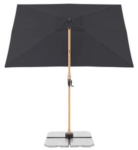 Doppler ALU WOOD 220 x 300 cm - výkyvný zahradní slunečník s boční tyčí s ULTRA UV ochranou : Desén látky - 840