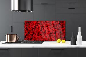 Kuchyňský skleněný panel Růže 140x70 cm