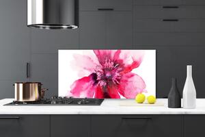 Kuchyňský skleněný panel Květ 140x70 cm