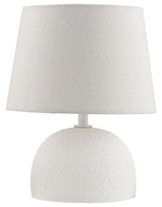 Nova Luce Bílá keramická stolní lampa Noma
