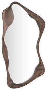 By-Boo Hnědé dřevěné závěsné zrcadlo Kiri 120 x 60 cm