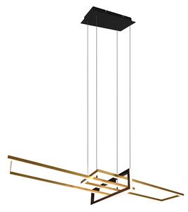 TRIO 320310308 SALINAS závěsné svítidlo LED 34W/4200lm 3000K mosaz, switchdimmer
